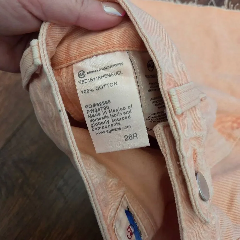 NWT Ag Adriano Goldschmied Alexxis High Rise Shorts